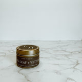 Fig Leaf + Vetiver / Gold Tin